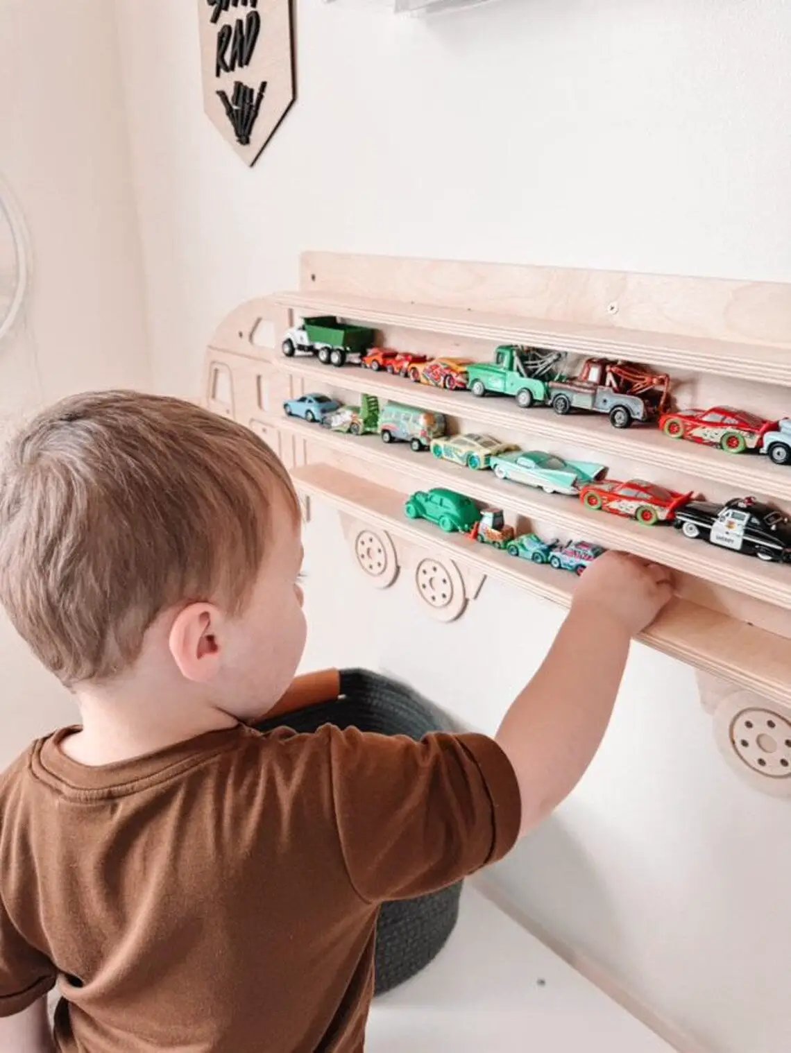 ROSCOE- Semi Truck Wall Shelf by Bush Acres