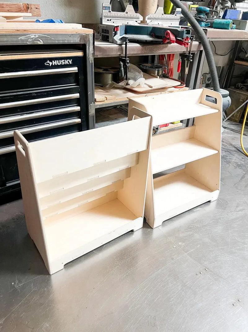 LORI- Bookshelf + Toy Shelf Set by Bush Acres