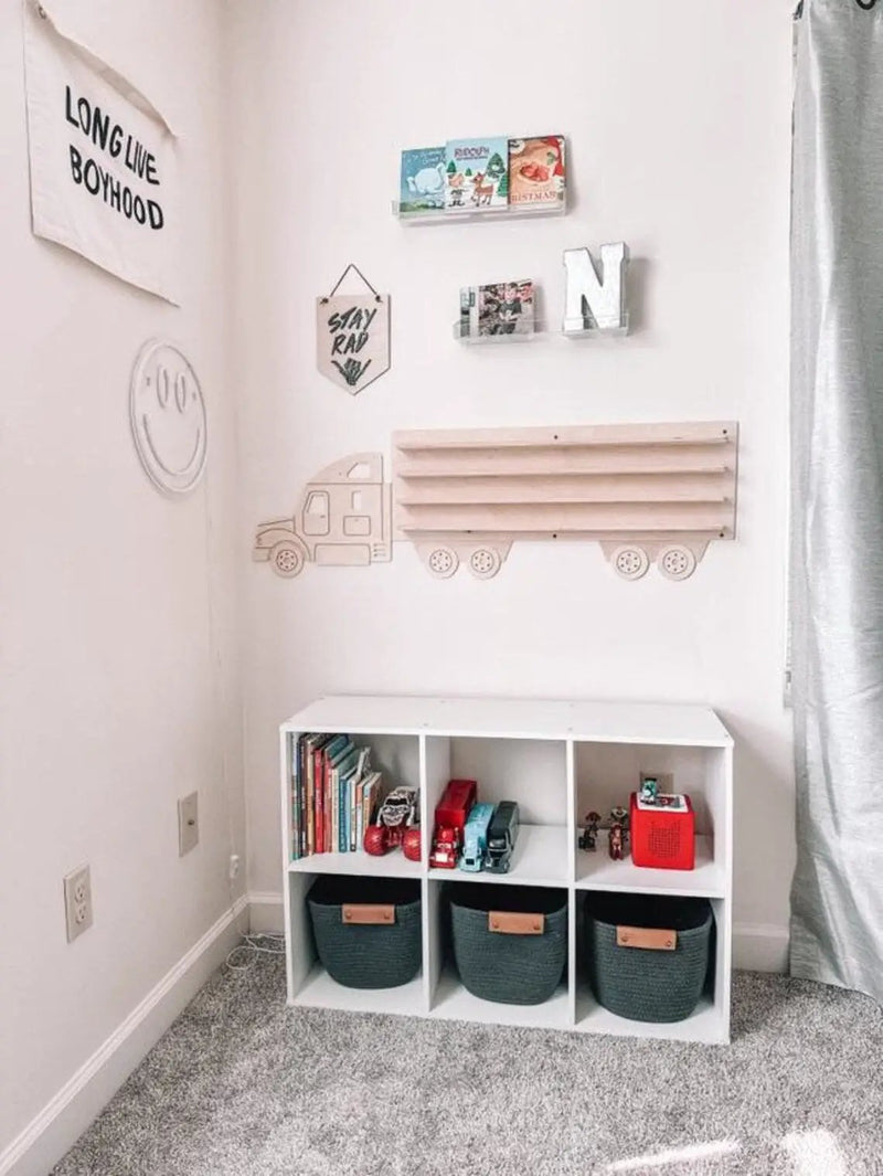 ROSCOE- Semi Truck Wall Shelf by Bush Acres