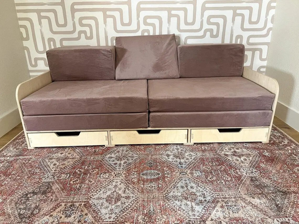 RONAN- Play Cushion Couch by Bush Acres