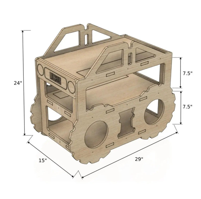 LUXSON- Toy Car Storage by Bush Acres