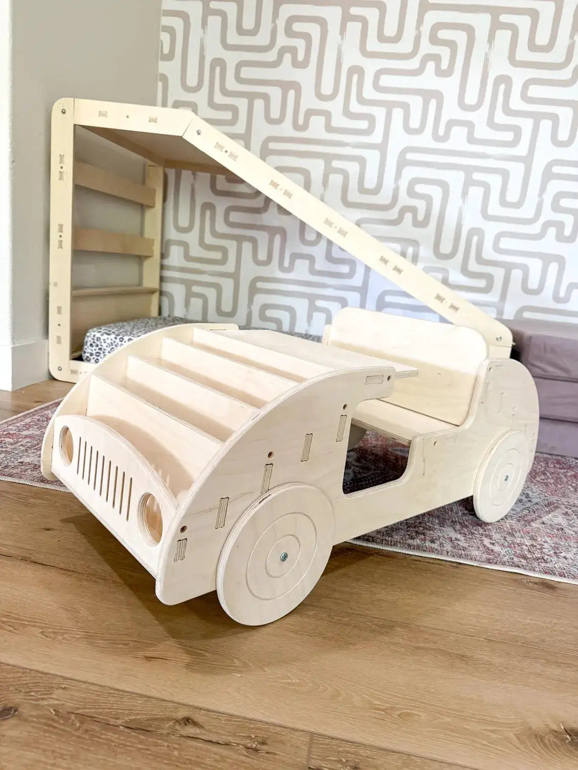 FELIX- Car Inspired Double Sided Bookshelf by Bush Acres