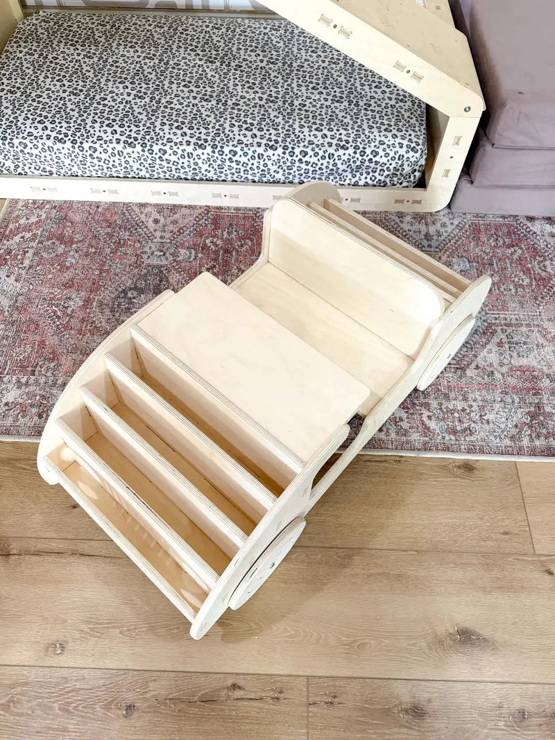 FELIX- Car Inspired Double Sided Bookshelf by Bush Acres