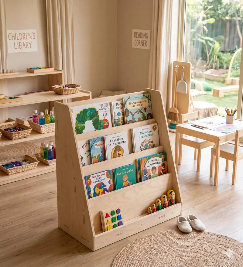 JENN- Montessori Front Facing Bookshelf by Bush Acres