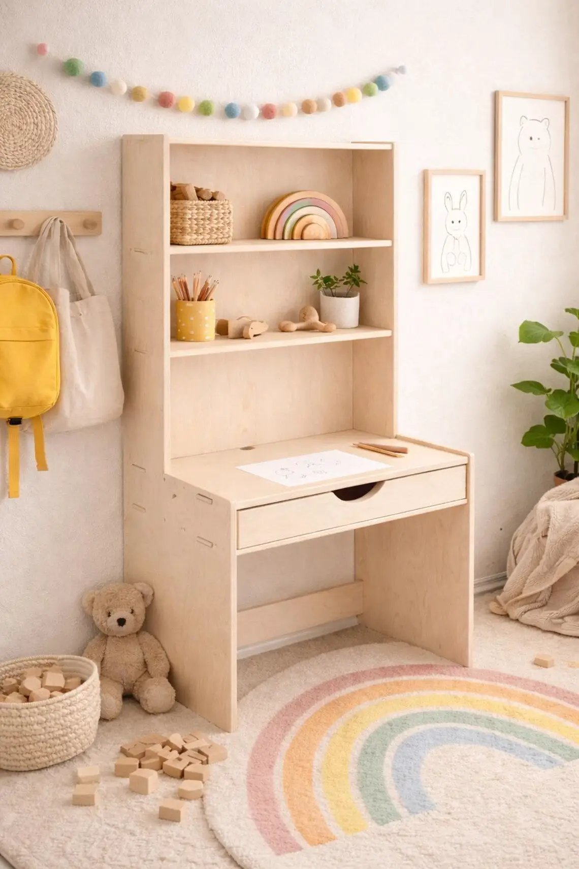 JOSH- Wall Desk by Bush Acres