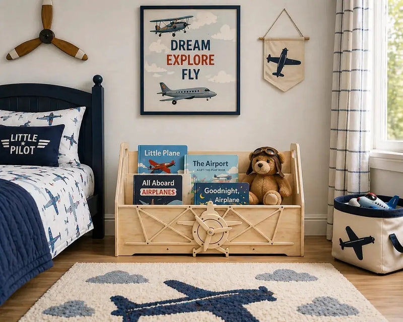 EARHART- Airplane Bookshelf by Bush Acres