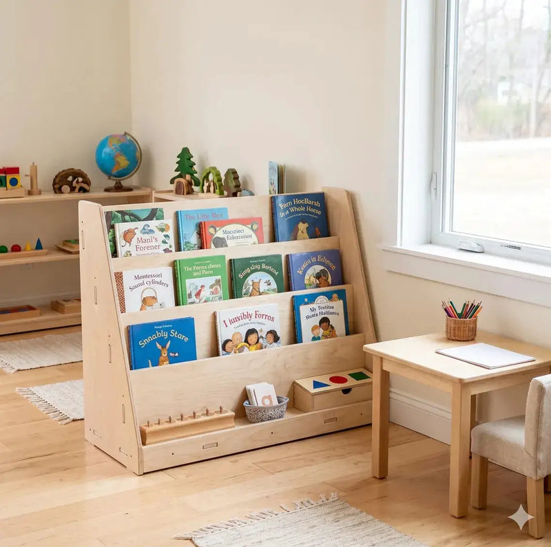 JENN- Montessori Front Facing Bookshelf by Bush Acres