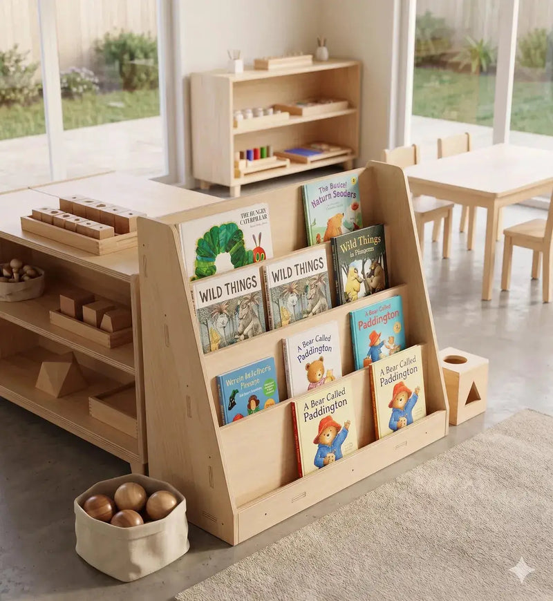 JENN- Montessori Front Facing Bookshelf by Bush Acres