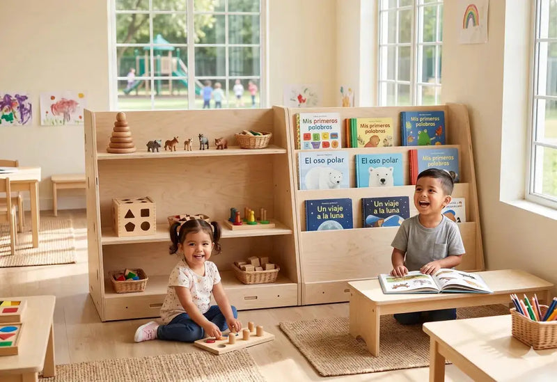 JENN- Montessori Front Facing Bookshelf by Bush Acres