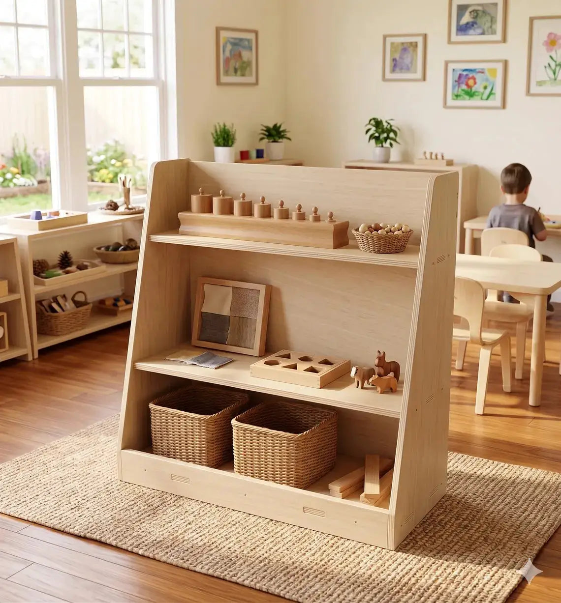 CARTER- Montessori Toy Shelf by Bush Acres