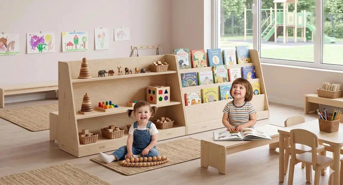 CARTER- Montessori Toy Shelf by Bush Acres