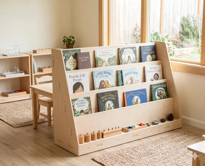 CARTER- Montessori Toy Shelf by Bush Acres
