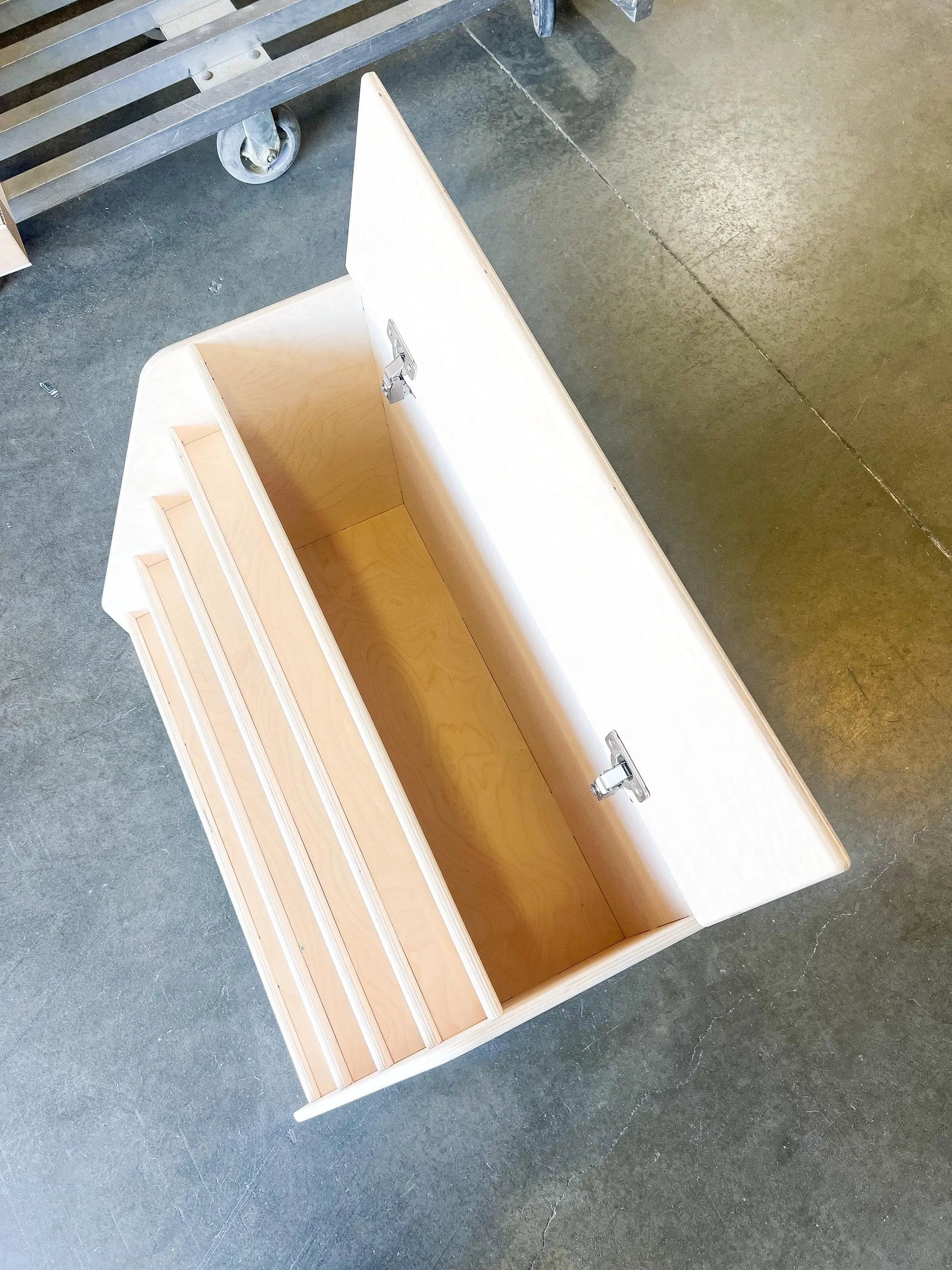 TOMIBOY- Bookshelf with Hidden Storage by Bush Acres