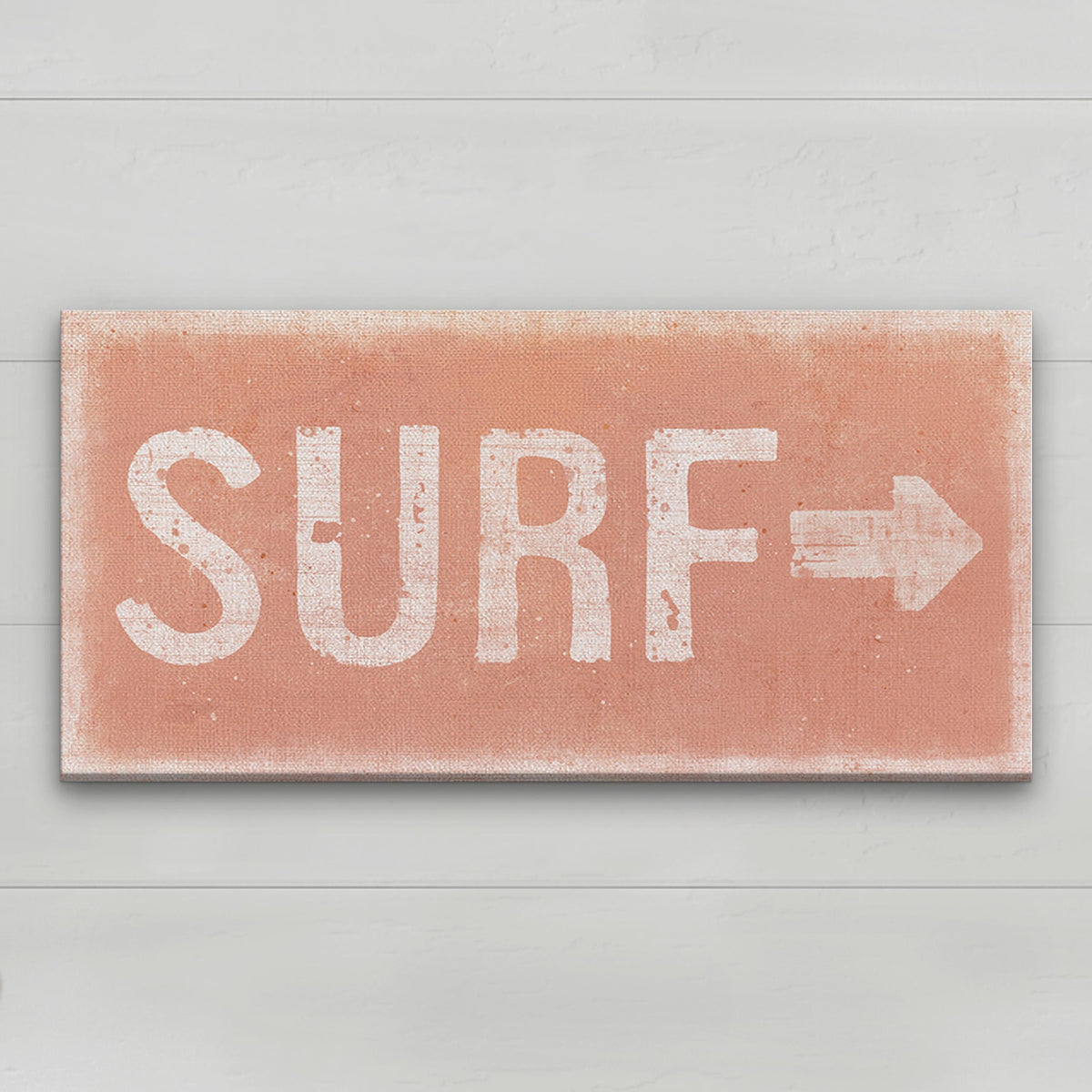 Distressed Surf Sign - Surf Shack Canvas Sign, photo 9 of 10