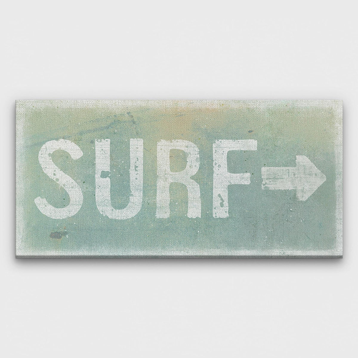Distressed Surf Sign - Surf Shack Canvas Sign, photo 8 of 10