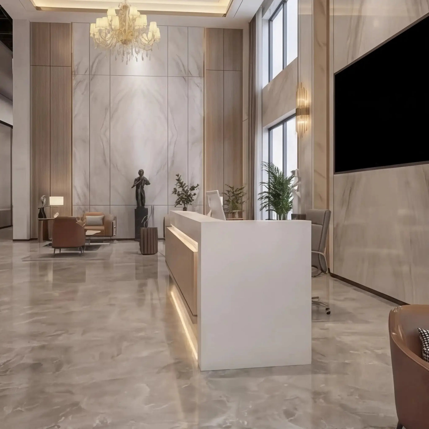 Elyra · Front Reception Desk by Arc Grove