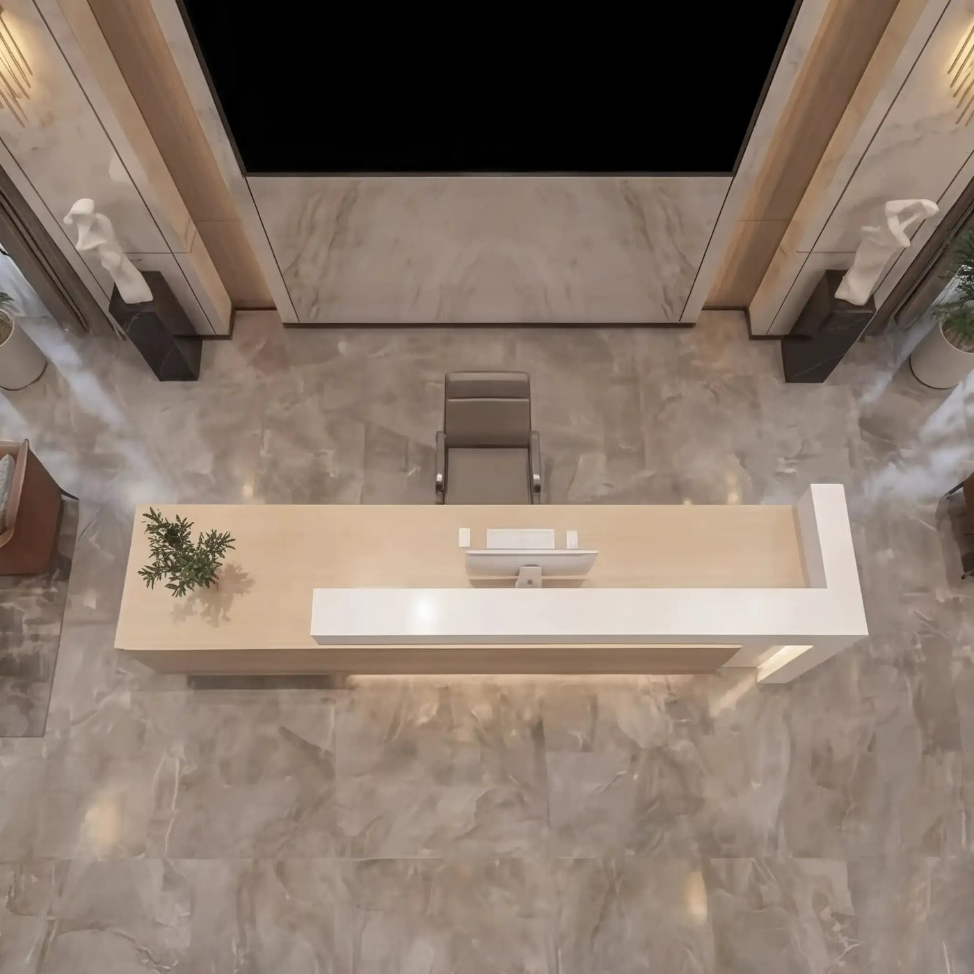Elyra · Front Reception Desk by Arc Grove