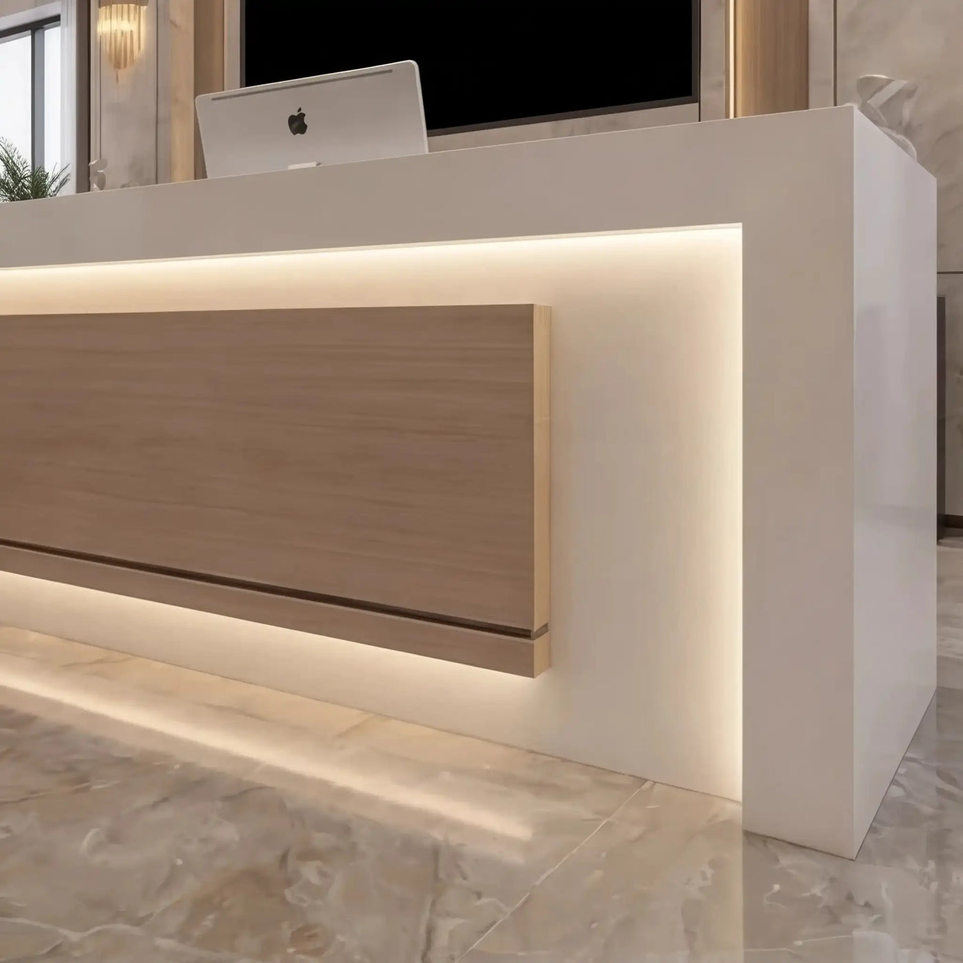 Elyra · Front Reception Desk by Arc Grove