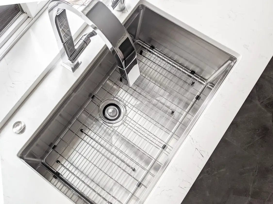 Zeek 32" Undermount / Drop-In Single Bowl Workstation Kitchen Sink ZH-LD32 by ZEEK