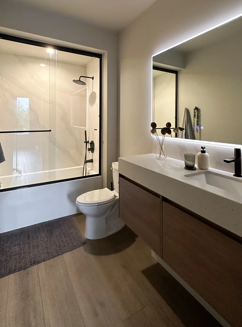 Zeek 48"x36" Backlit LED Rectangular Bathroom Wall Mirror MA4836 by ZEEK