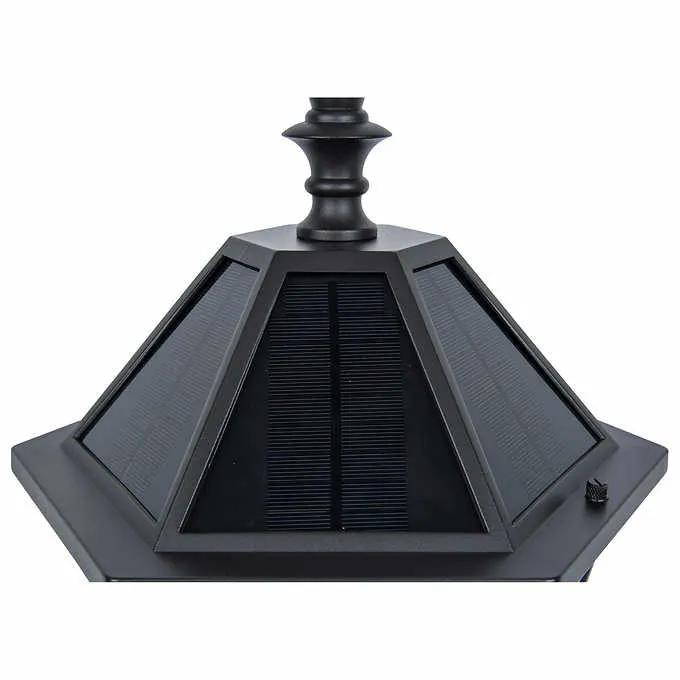 SmartYard Outdoor Solar LED Lamp Post 300 Lumen 90 Inch Tall by Outdoor Solar Outlet