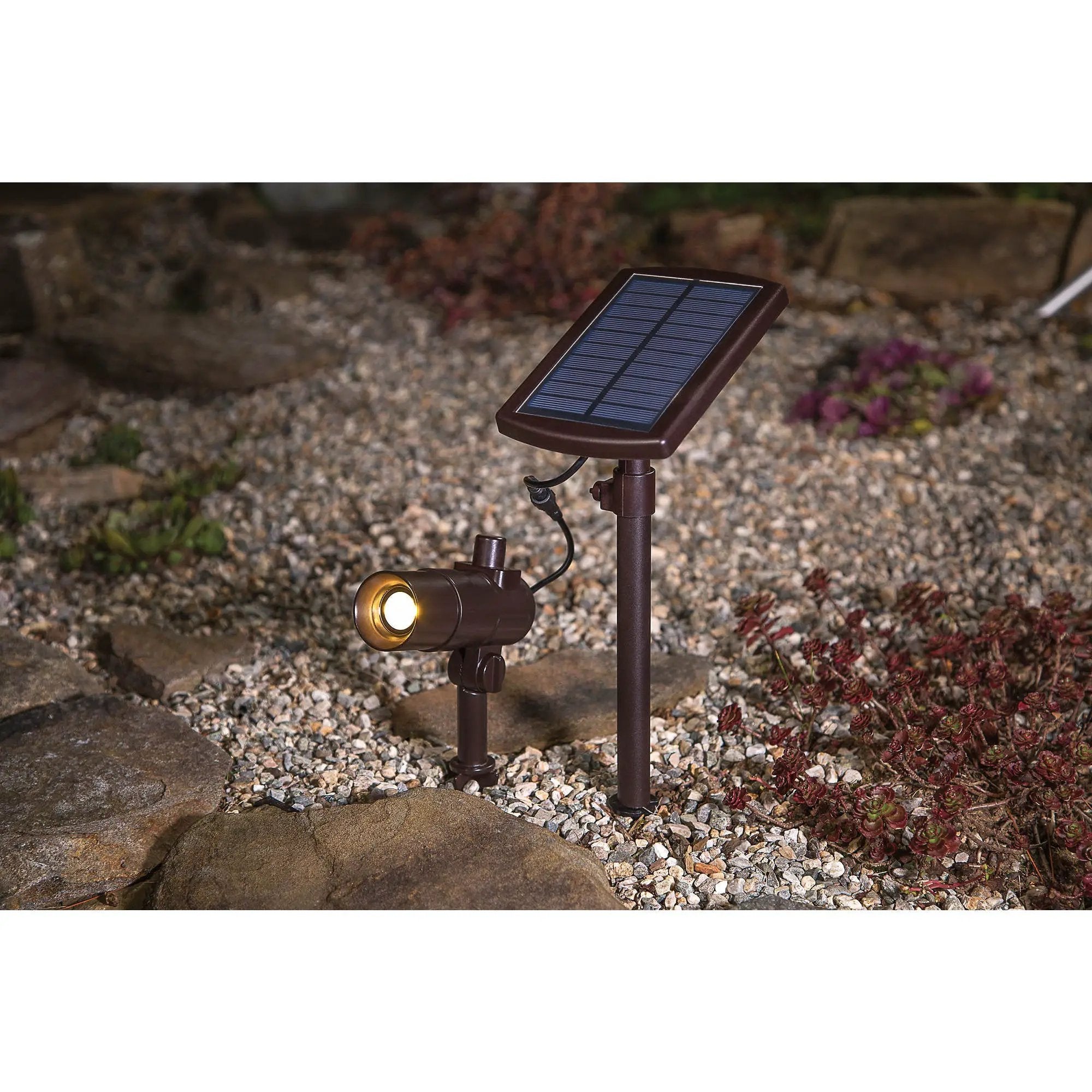 Energizer Smart Focus LED 100-Lumen Solar Spotlight 2 Pack by Outdoor Solar Outlet
