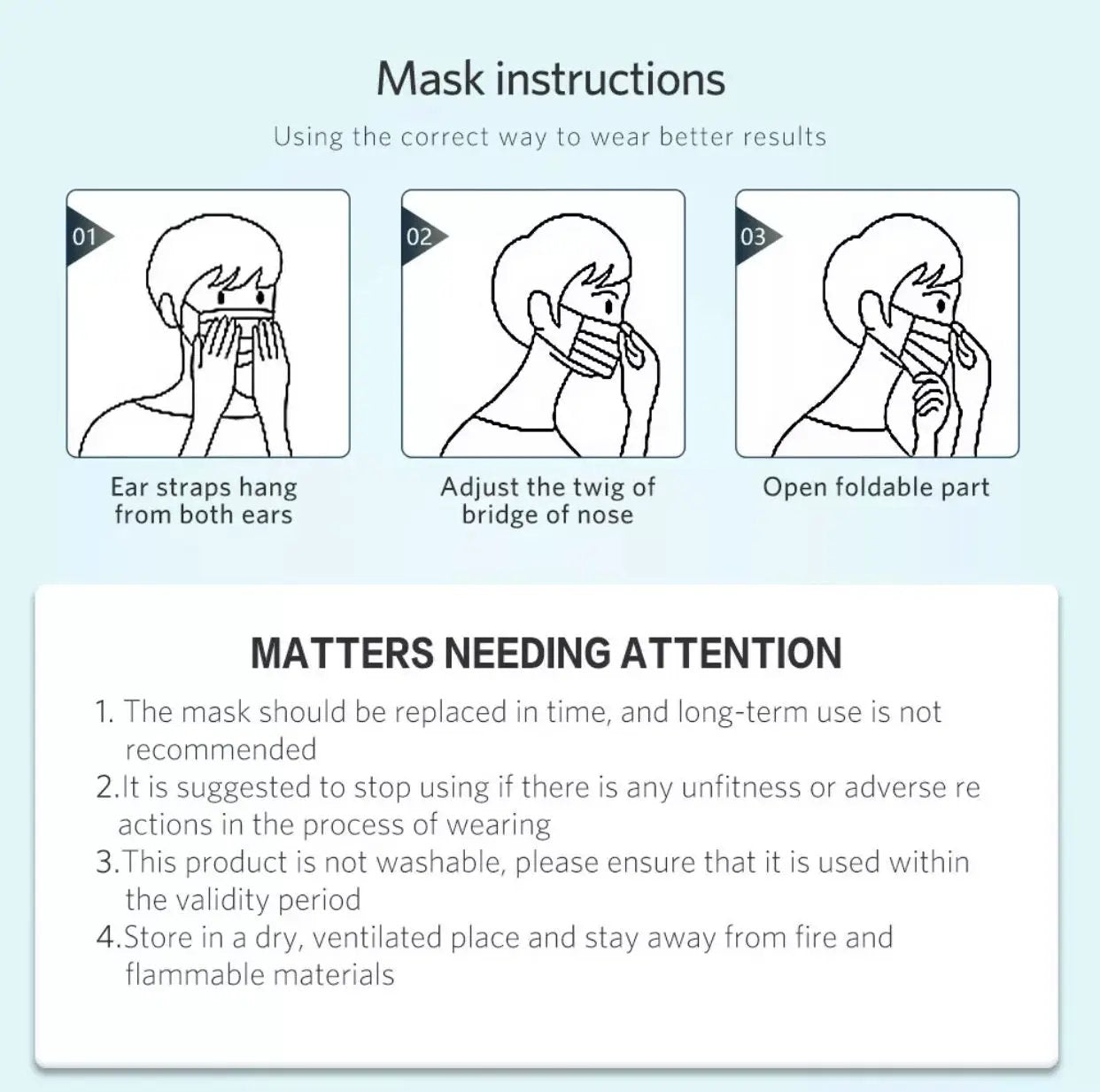 FDA Approved Protective Face Mask 3-Layers 50/100/200pcs by Outdoor Solar Outlet
