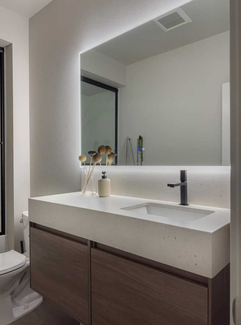 Zeek 48"x36" Backlit LED Rectangular Bathroom Wall Mirror MA4836 by ZEEK