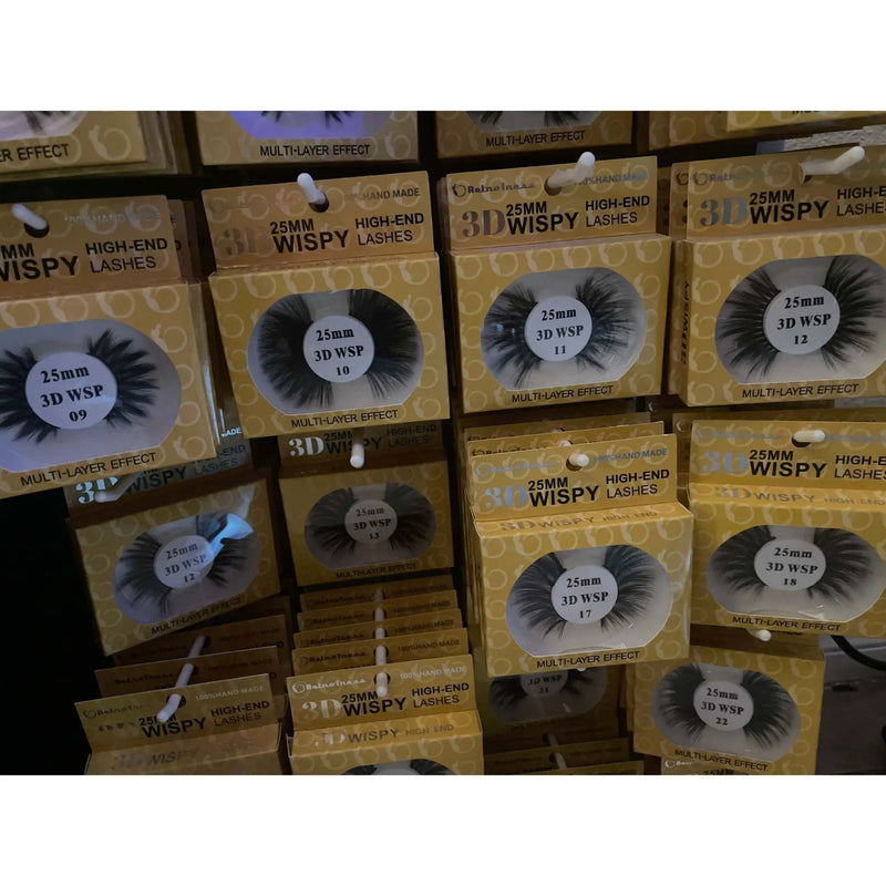 RetroTress 3D 25mm Wispy High-End Lashes Mink Matte 100% HAND MADE Eyelashes Bulk by Selzalot