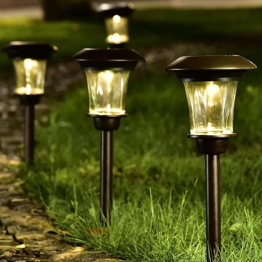 SmartYard Solar LED Large Outdoor Pathway Lights - 8 Pack- Oil Rubbed Bronze by Outdoor Solar Outlet
