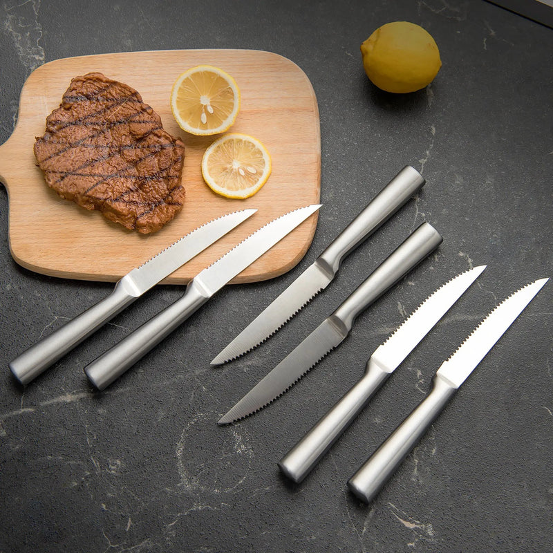 16-Piece Stainless Steel Kitchen Knife Set with Sharpener by DirectDeals