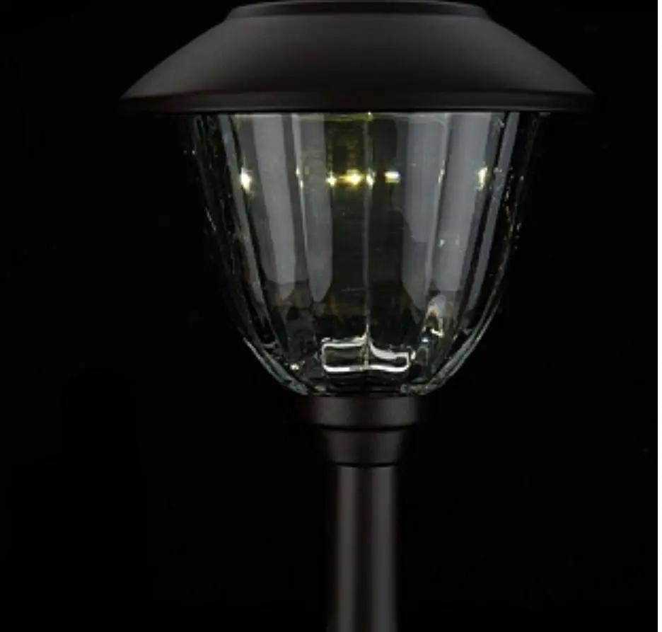Energizer Solar Outdoor Pathway Lights Stainless Steel And Glass LED Lights- 8 Pack by Outdoor Solar Outlet