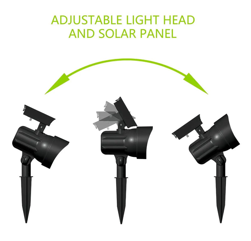 SmartYard 50 Lumen Solar Outdoor Landscape Spot Light, Black (5-Pack) by Outdoor Solar Outlet