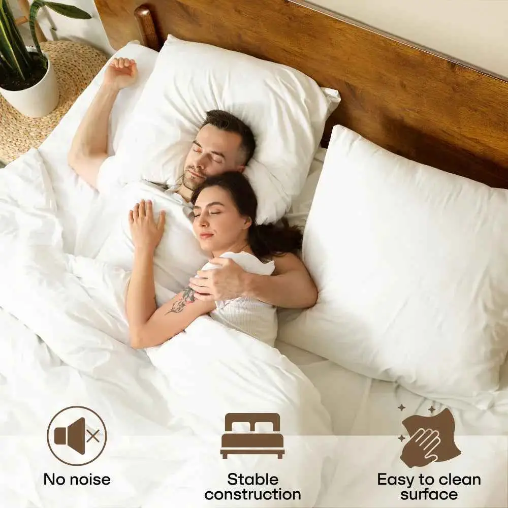 Frida Solid Wood Bed Frame by Megsu