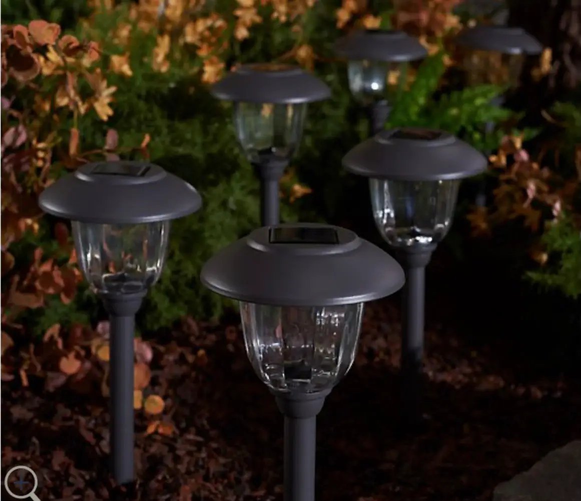 16-Piece Solar Pathway Lights Glass and Aluminum, 16 Lumen - Powered by Energizer by Outdoor Solar Outlet