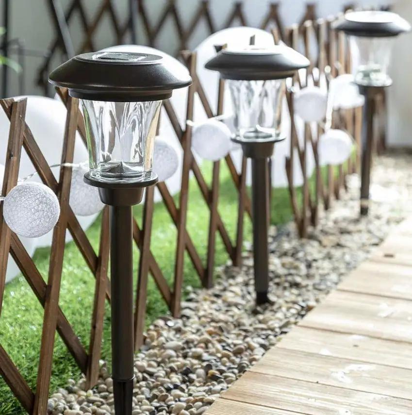 SmartYard Solar LED Large Outdoor Pathway Lights - 8 Pack- Oil Rubbed Bronze by Outdoor Solar Outlet