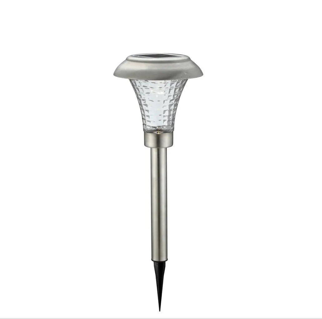 Patriot Silver Solar Powered LED Pathway Light (Pack of 16 ) by Outdoor Solar Outlet