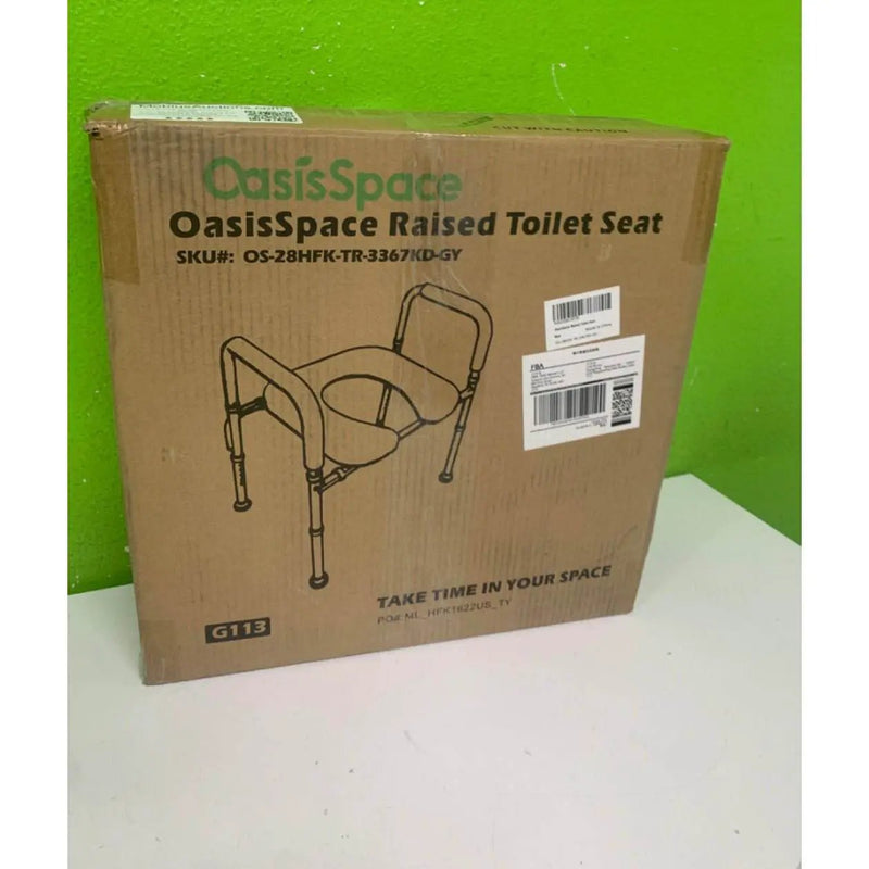 Raised Toilet Seat 300lb Heavy Duty Medical Raised Homecare Commode by Selzalot