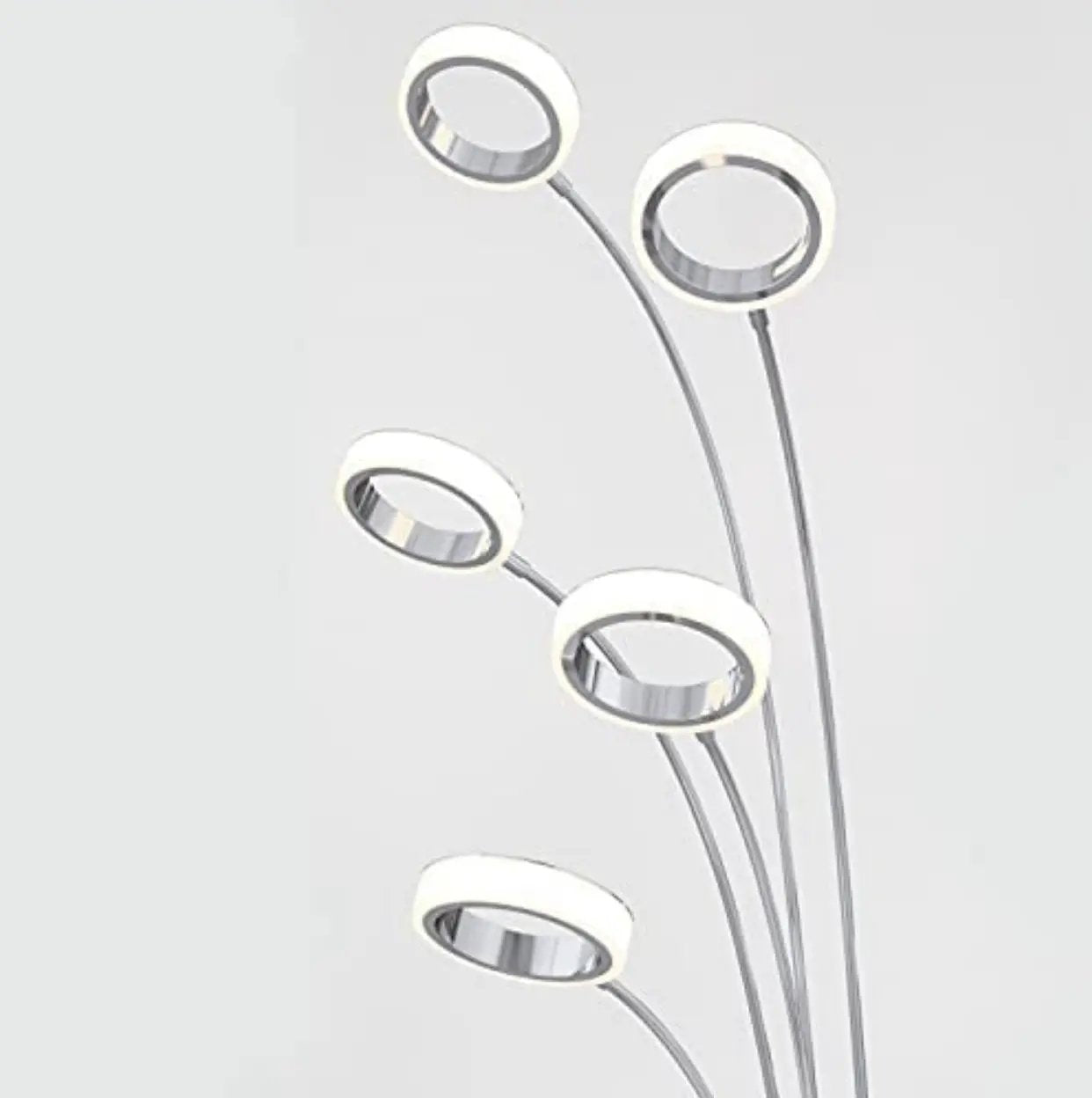 Artika Optical LED Integrated Floor Lamp Light Fixture, Chrome by Outdoor Solar Outlet
