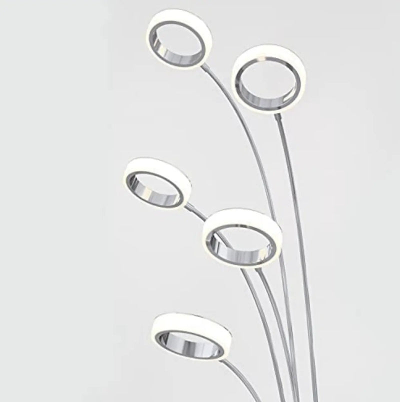 Artika Optical LED Integrated Floor Lamp Light Fixture, Chrome by Outdoor Solar Outlet