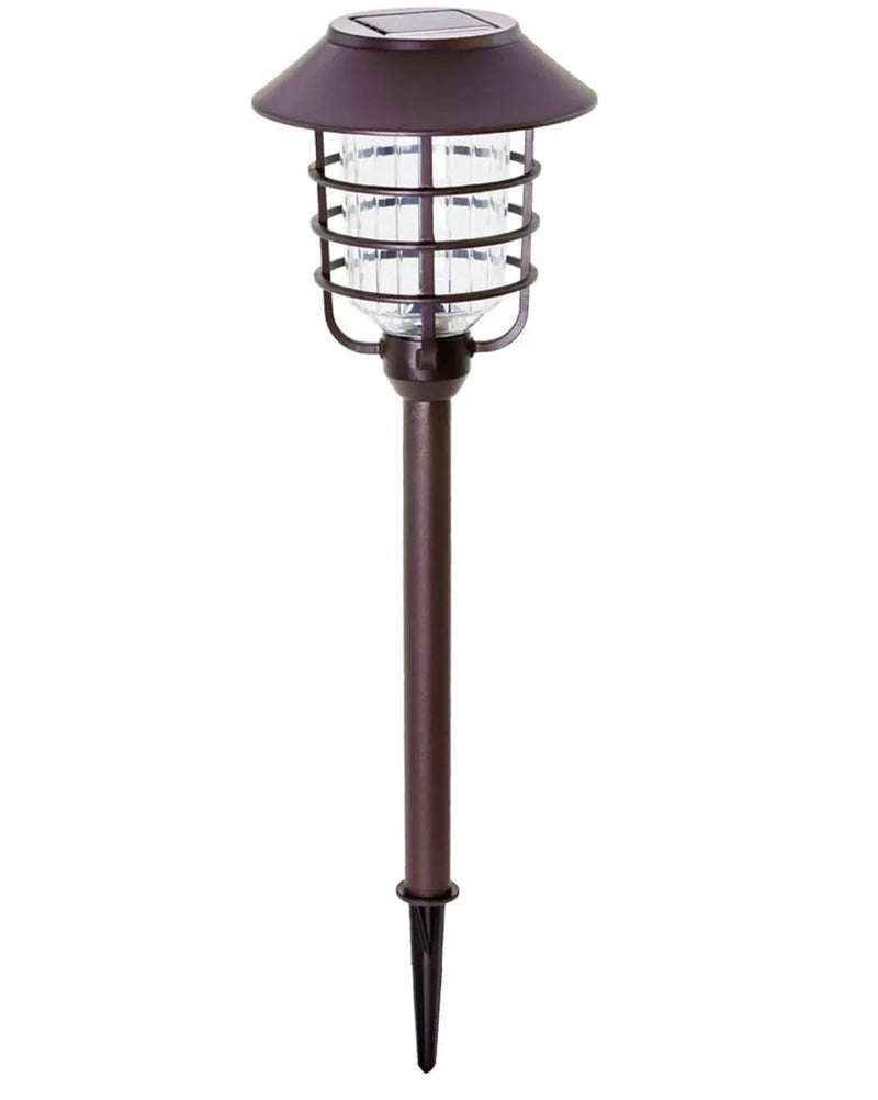 Energizer Grill Solar LED Pathway Lights - Oil-rubbed Bronze 4 Pack by Outdoor Solar Outlet