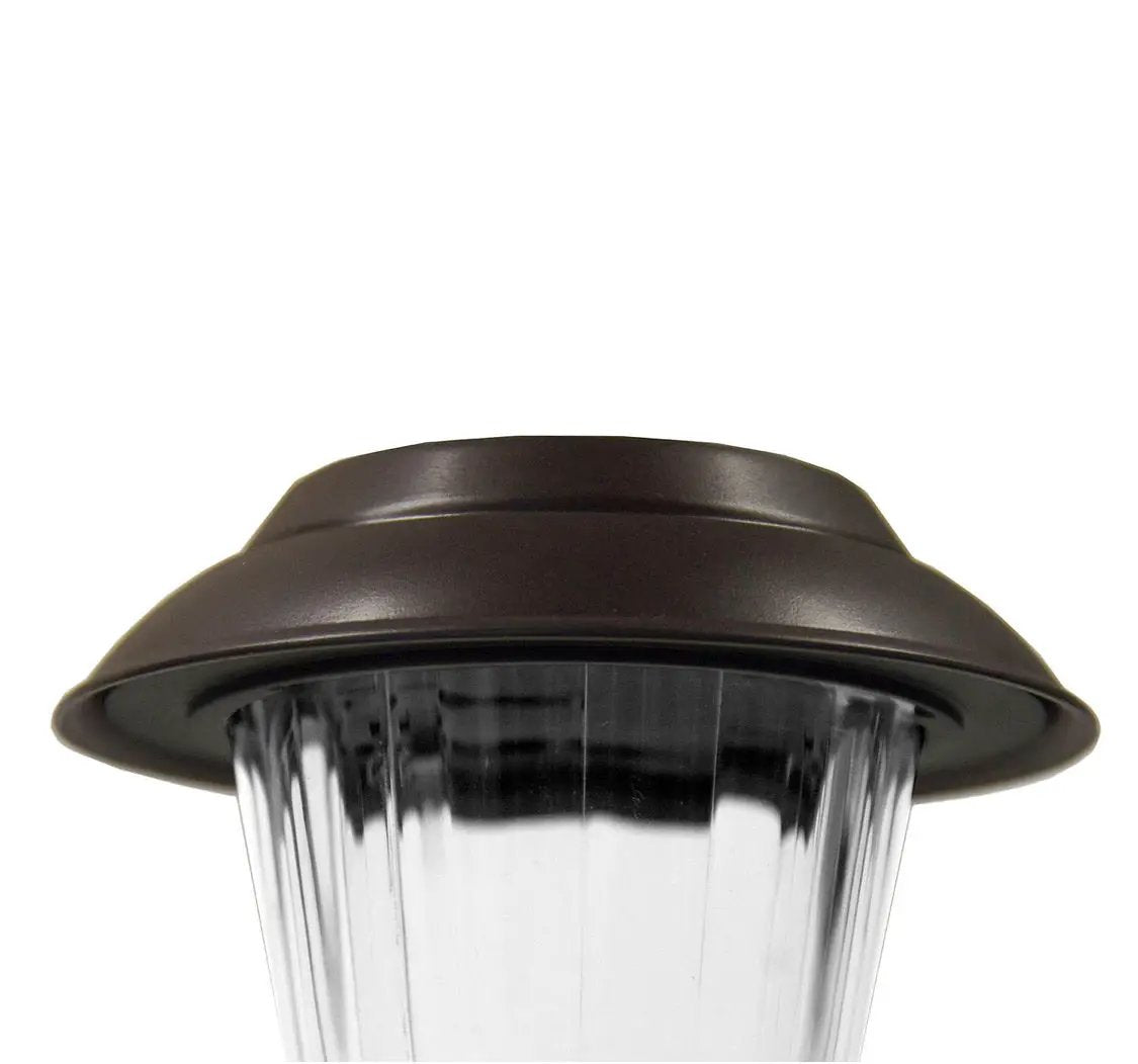 High-End Solar LED Pathway Lights Glass And Stainless Steel (10-Pack) by Outdoor Solar Outlet