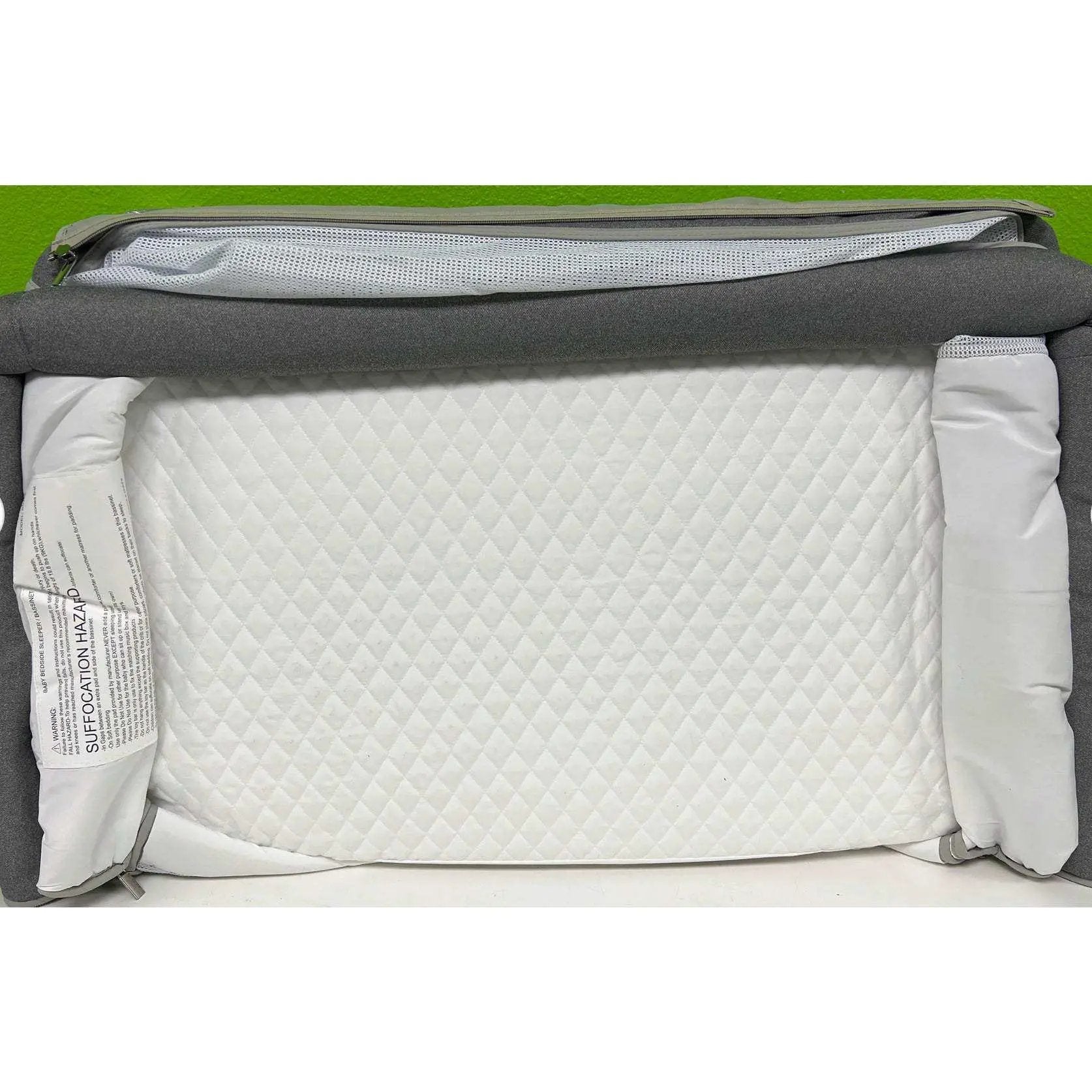 SYCYH Baby Bassinet, Bedside Sleeper for Baby with Comfy Mattress, Adjustable Bedside Crib with 9 Height Positions, Easy to Assemble Bassinets for Baby by Selzalot