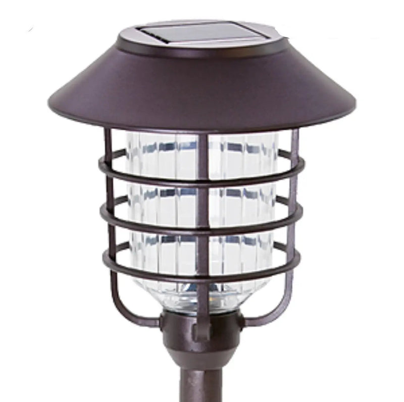 Energizer [Smartyard] LED 8 Piece Large Solar Pathway Lights Aluminum with glass-10 LM by Outdoor Solar Outlet