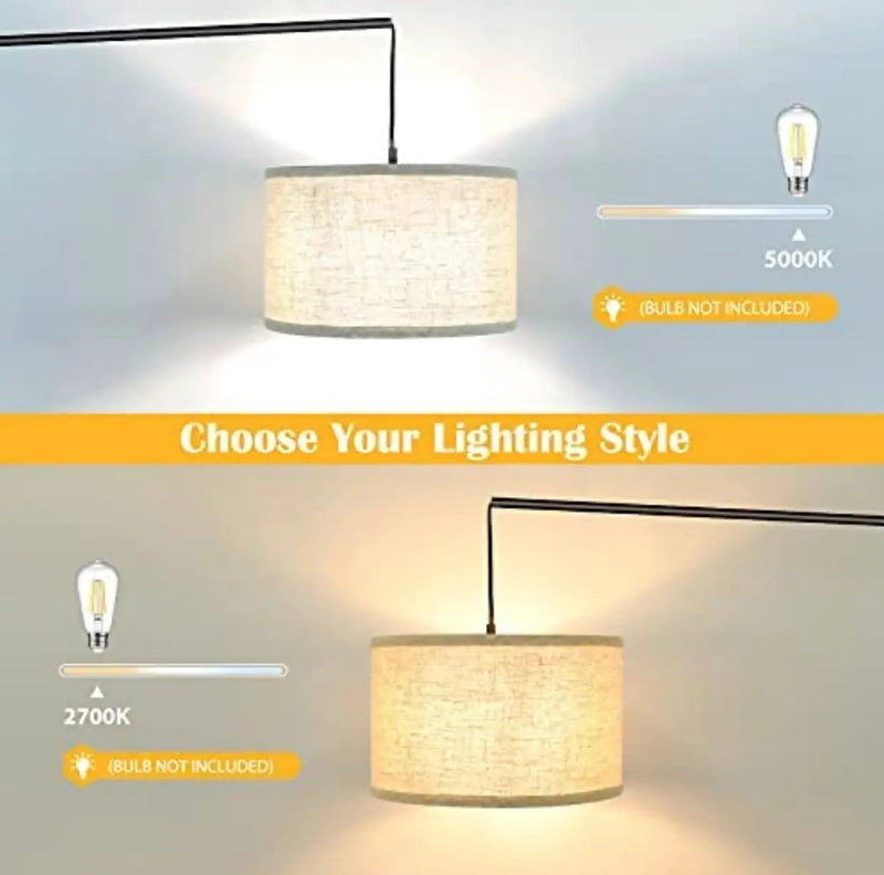TubUSA- Arc Floor Lamp Hang - Large - with LED Bulb by Outdoor Solar Outlet