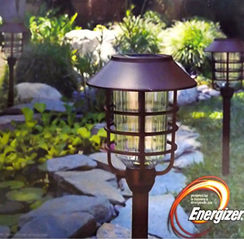 Smartyard Solar LED Large Pathway Lights Oil Rubbed Bronze 8-Pk by Outdoor Solar Outlet