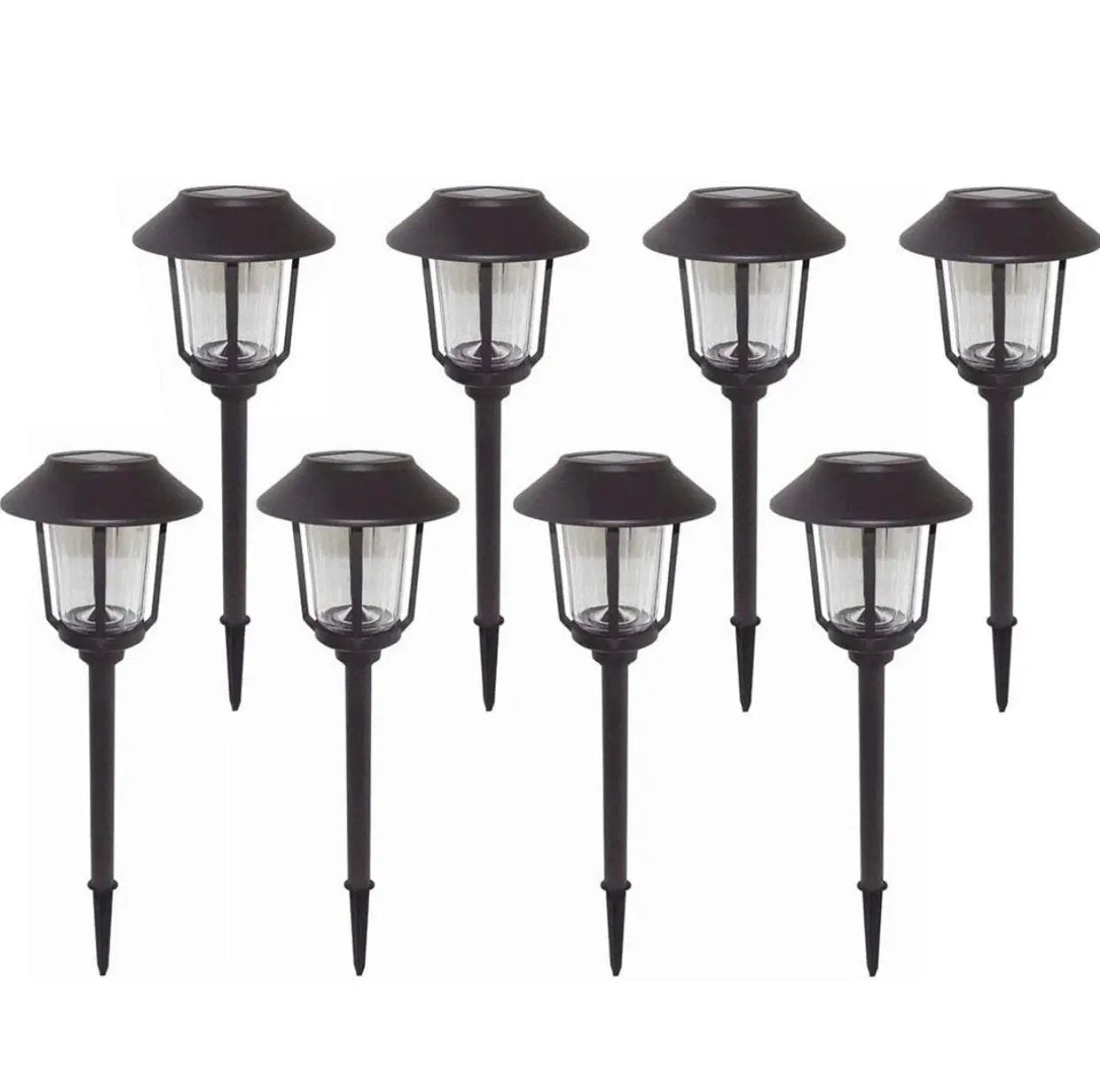 Smartyard Solar LED Large Pathway Lights 10 Lumen - 6 Pack by Outdoor Solar Outlet