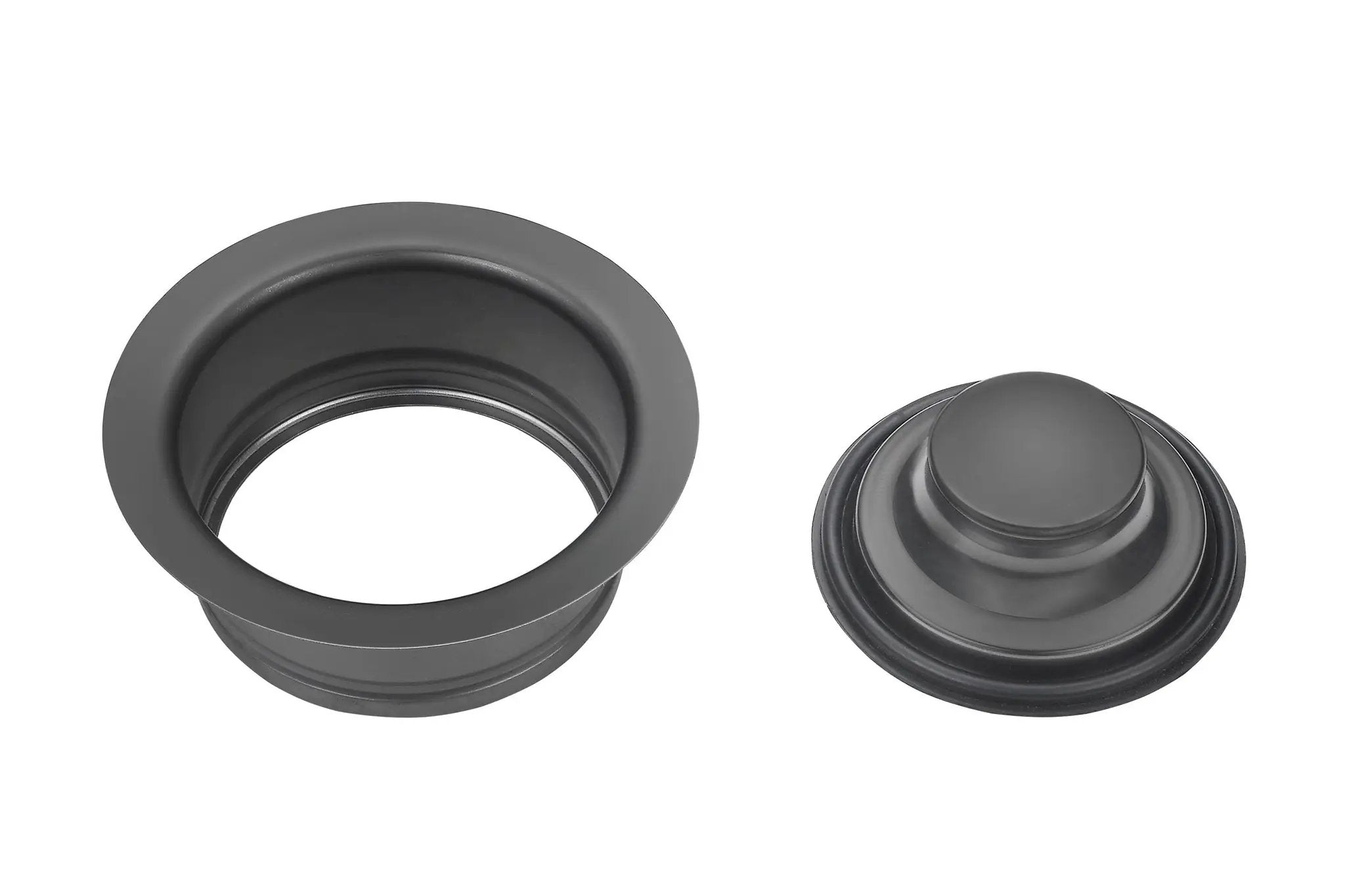 Zeek 32" Workstation Single Bowl Gunmetal Matte Black Undermount / Drop-In Kitchen Sink With Accessories PVD Nano Tech Coating ENZO ZW-B329 by ZEEK
