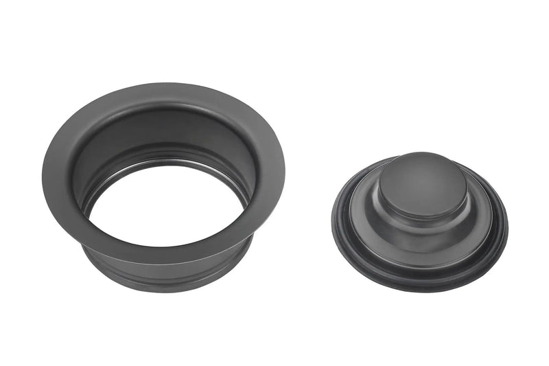 Zeek 32" Workstation Single Bowl Gunmetal Matte Black Undermount / Drop-In Kitchen Sink With Accessories PVD Nano Tech Coating ENZO ZW-B329 by ZEEK