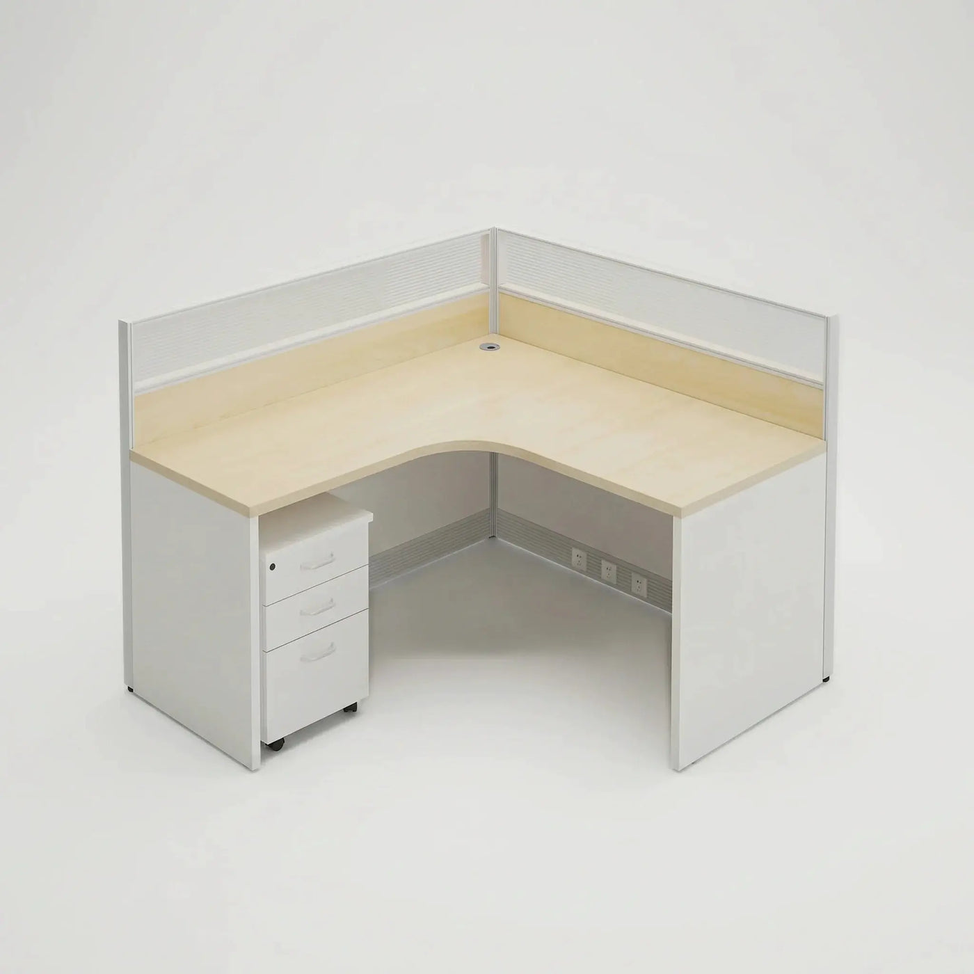 Solven · L-Shaped Cubicle Workstation by Arc Grove